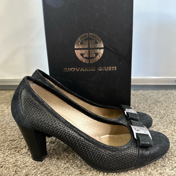 giovanni giusti Shoes - Giovanni Giusti Monita Italian 🇮🇹 Leather Heels Size 7.5